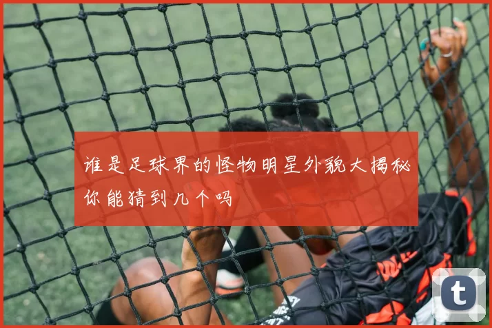 谁是足球界的怪物明星外貌大揭秘你能猜到几个吗
