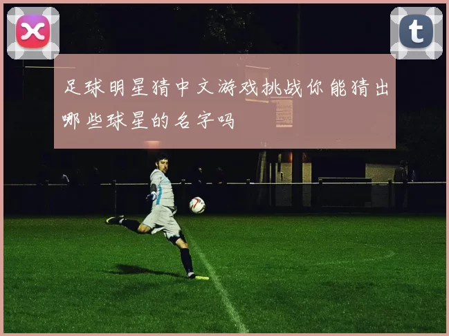 足球明星猜中文游戏挑战你能猜出哪些球星的名字吗